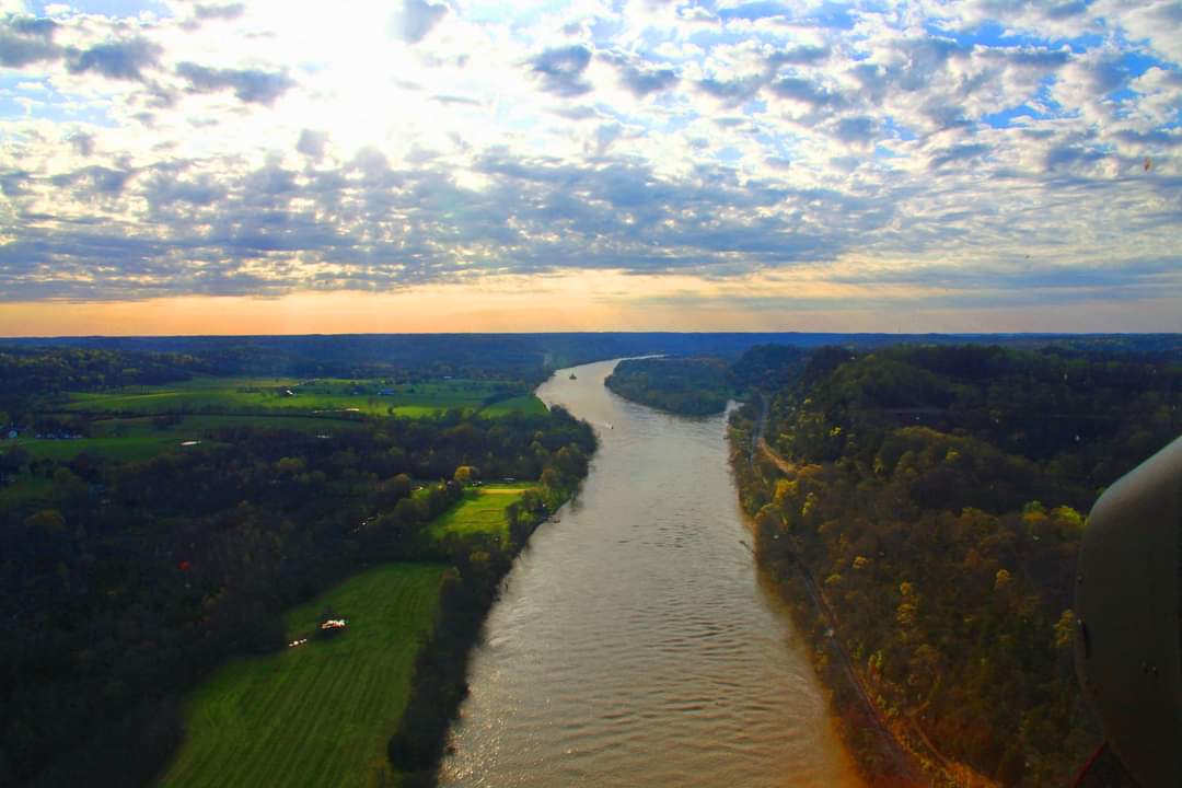 a view of a large body of water